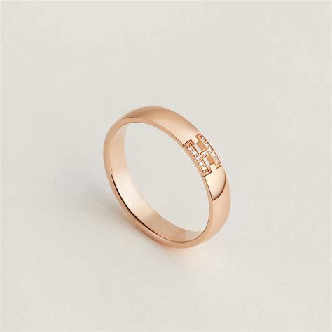 hermes wedding band ring 58